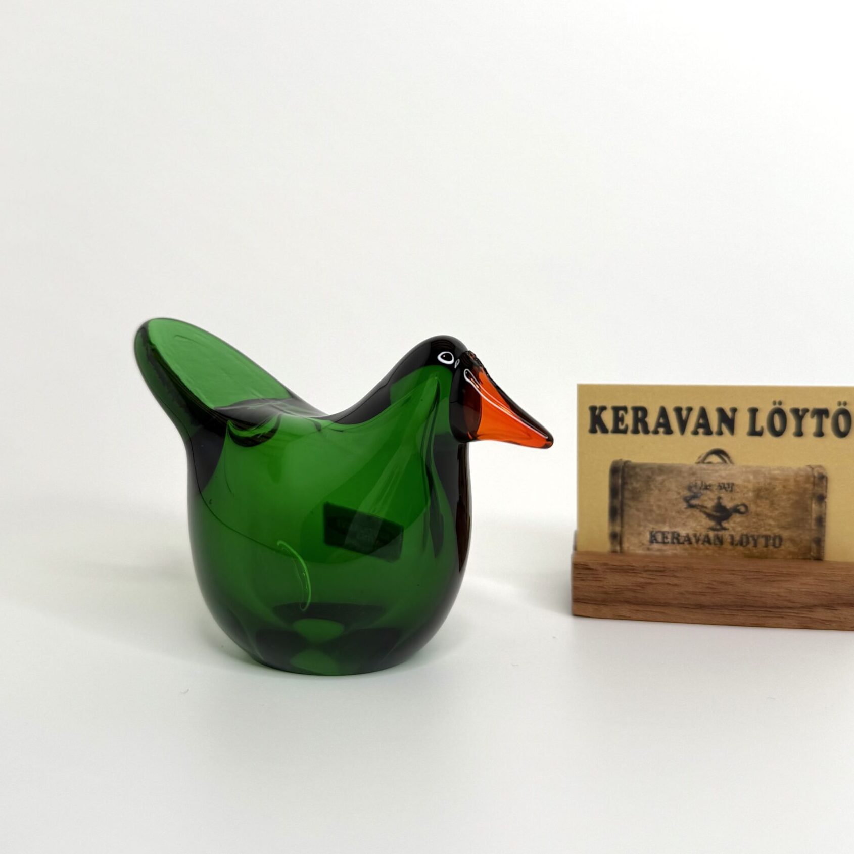 Oiva Toikka | Nuutajärvi | Sieppo - glass bird | Signature - Image 2
