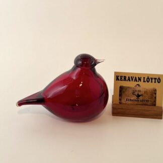 Oiva Toikka | Nuutajärvi | Tirri - glass bird | Signature