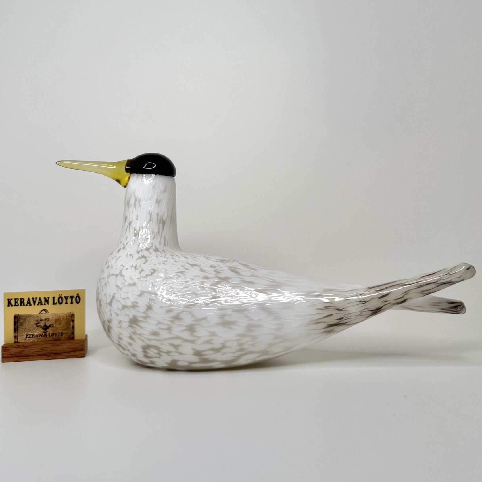 Oiva Toikka | Nuutajärvi | Lapintiira - glass bird | Signature | II-guality - Image 2