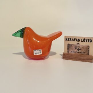 Oiva Toikka | Nuutajärvi | Sieppo - glass bird | Signature