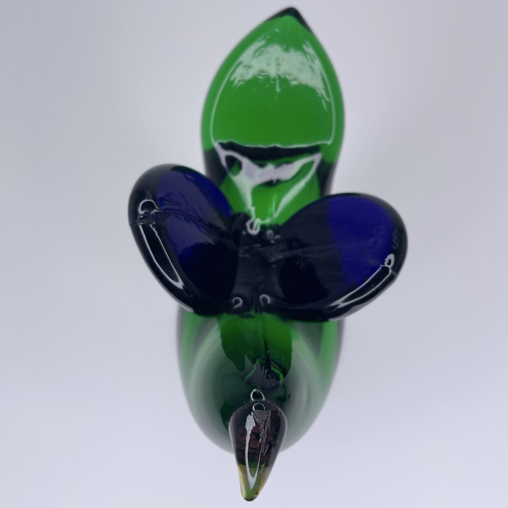 Oiva Toikka | Nuutajärvi | Sieppo - footed glass bird | Signature - Image 4