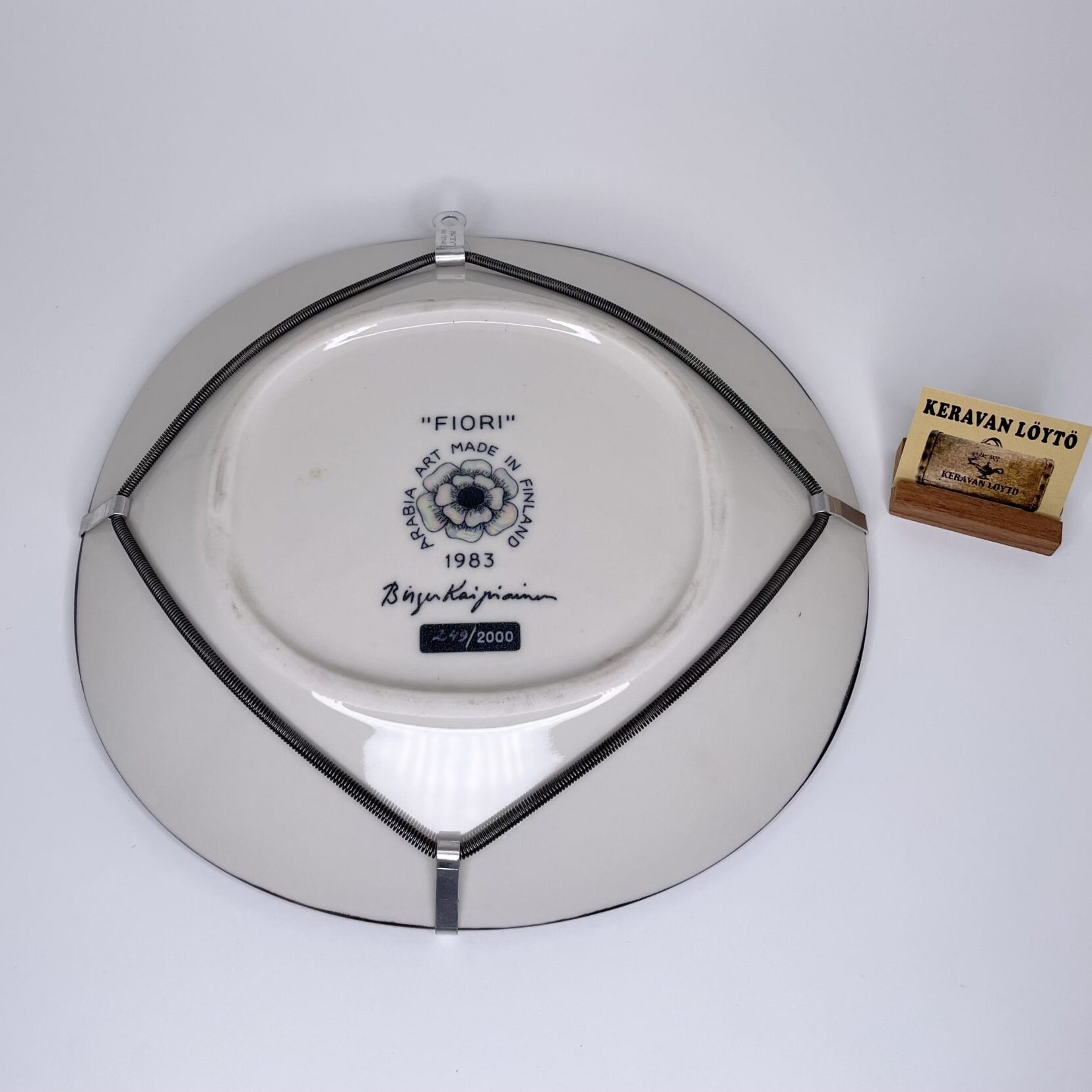 Birger Kaipiainen | Arabia Art | Fiori 1983 | Signature | Numbered 249/2000 - Image 2