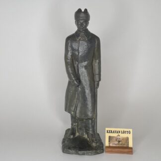 Eino Räsänen | Mannerheim - metal statue | Signature -51