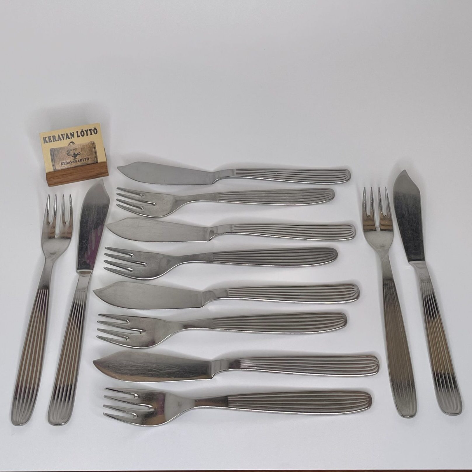 Kaj Franck | Hackman | Scandia - fish forks and knives 6+6 pieces