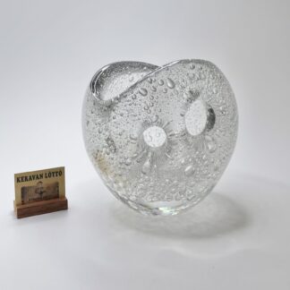 Timo Sarpaneva | Iittala | Hiidenhelmi 3149 - art glass | Signature