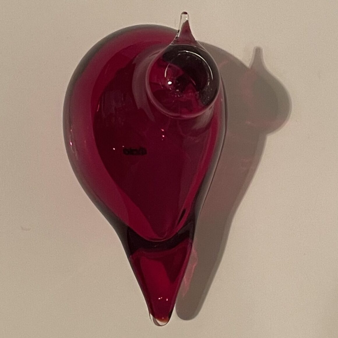 Oiva Toikka | Nuutajärvi | Tirri - glass bird | Signature - Image 4