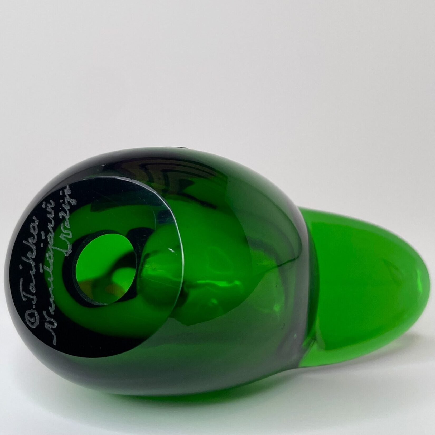 Oiva Toikka | Nuutajärvi | Sieppo - glass bird | Signature - Image 4