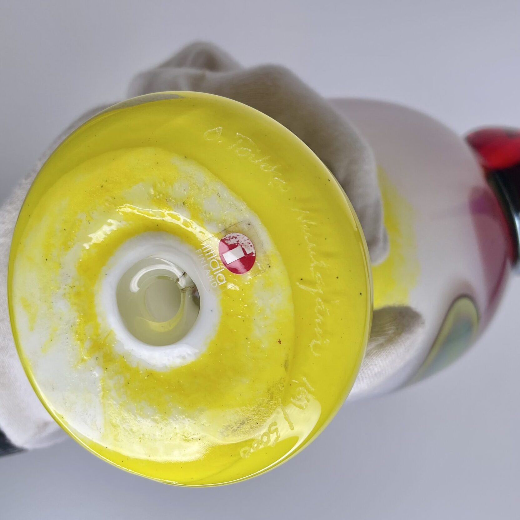 Oiva Toikka | Nuutajärvi | Jalokiwi - glass bird | Signature | Numbered 161/5000 - Image 5