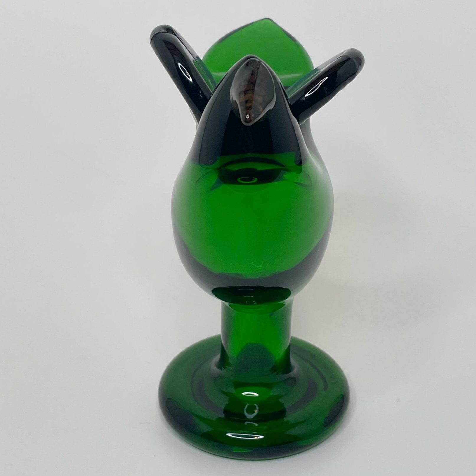 Oiva Toikka | Nuutajärvi | Sieppo - footed glass bird | Signature - Image 3