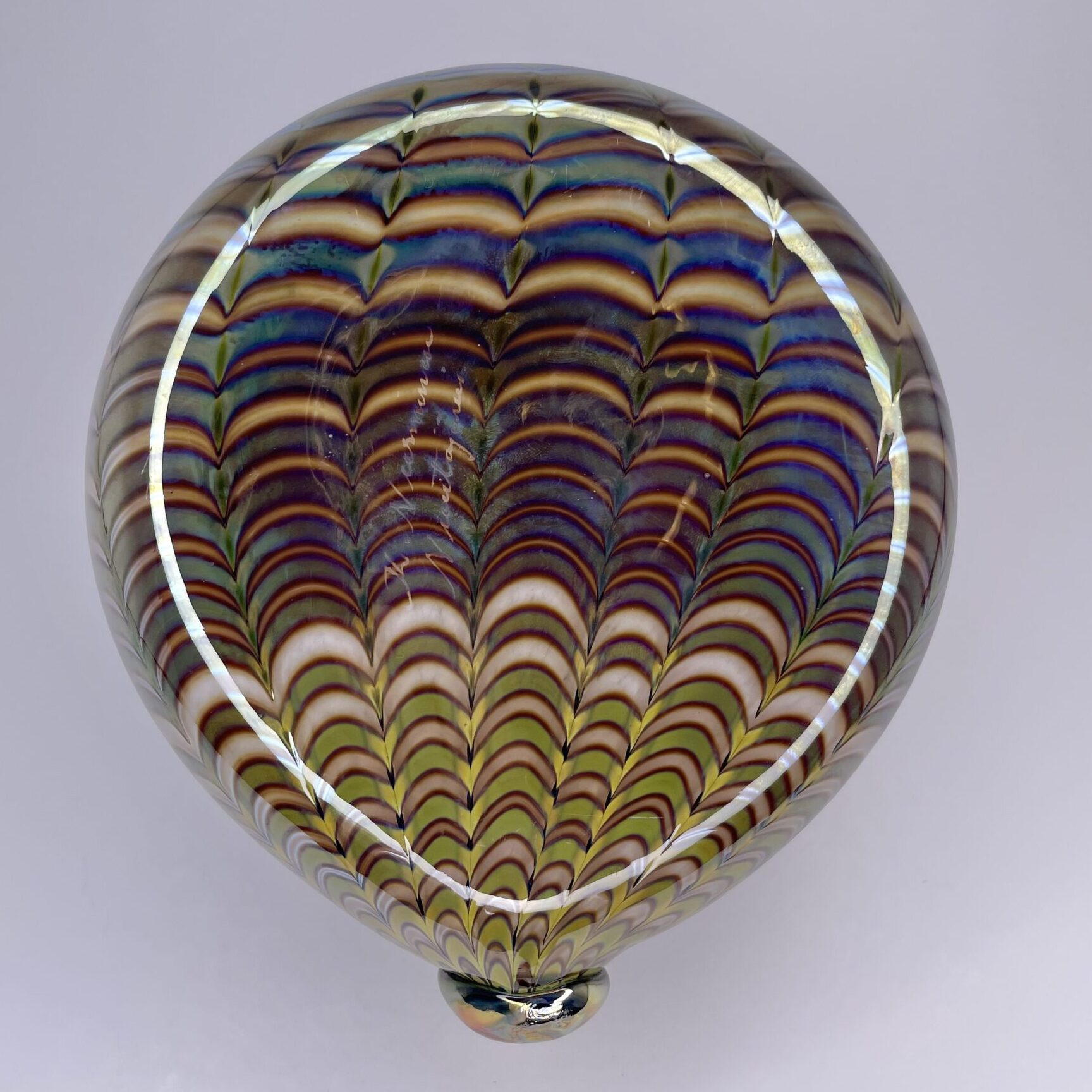 Kerttu Nurminen | Nuutajärvi Pro Arte | Merisiili - art glass| Signature - Image 3