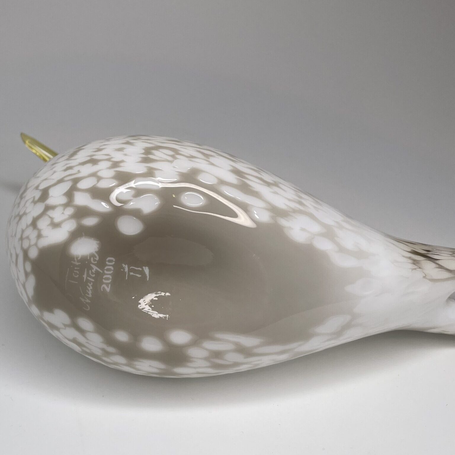 Oiva Toikka | Nuutajärvi | Lapintiira - glass bird | Signature | II-guality - Image 5