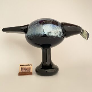 Oiva Toikka | Nuutajärvi | Jalohaukka – glass bird | Signature
