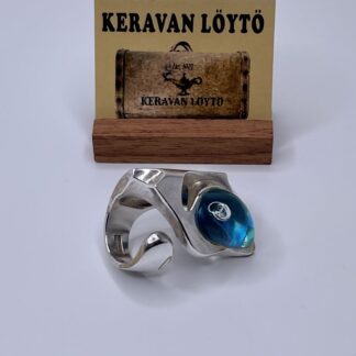 SOLD/MYYTY | Björn Weckström | Lapponia | Kohoutek - silver 925 and acrylic ring