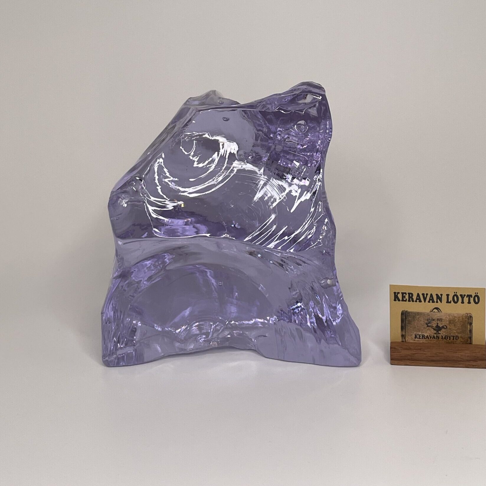 Riihimäen Lasi | Glass sculpture | Signature - Image 2