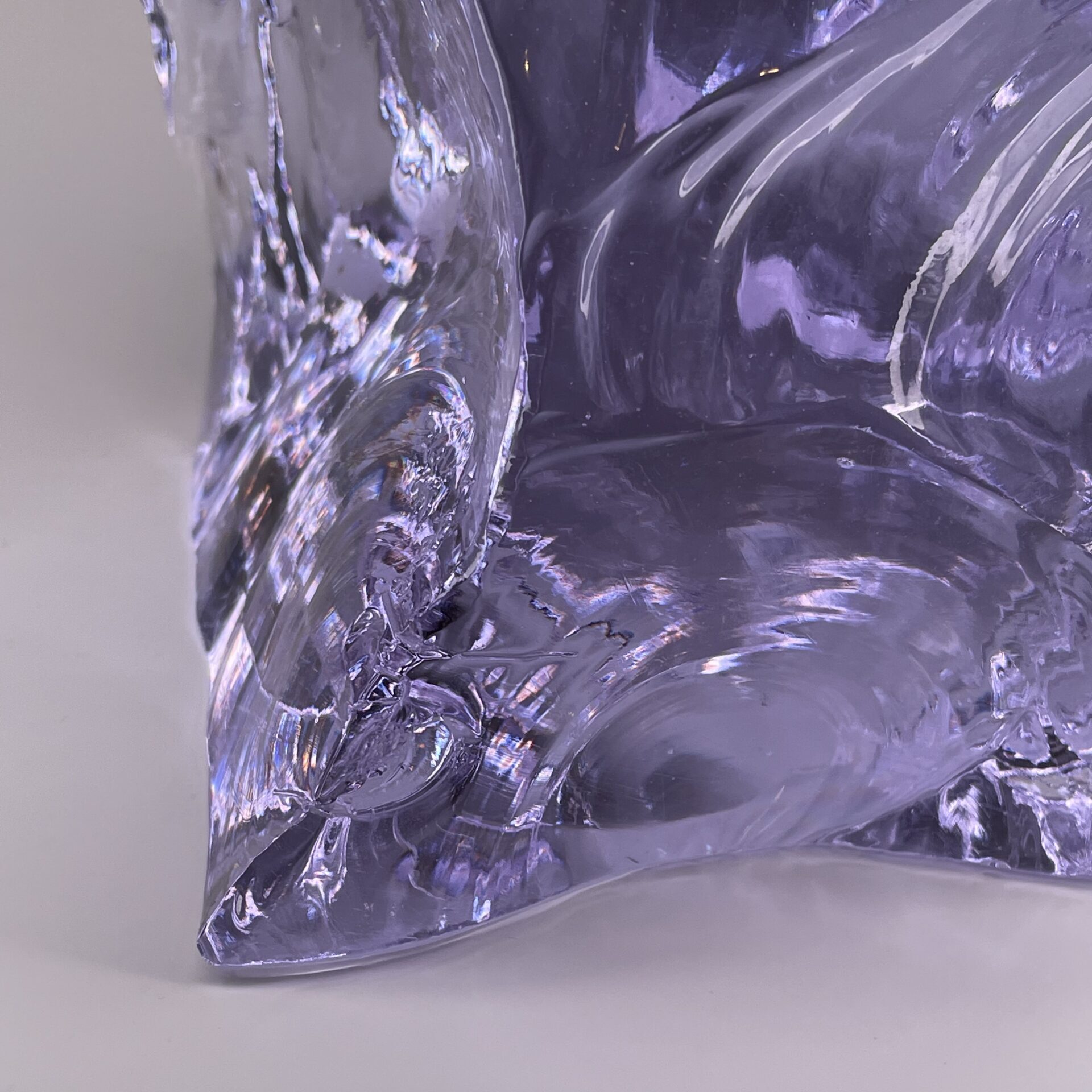 Riihimäen Lasi | Glass sculpture | Signature - Image 9