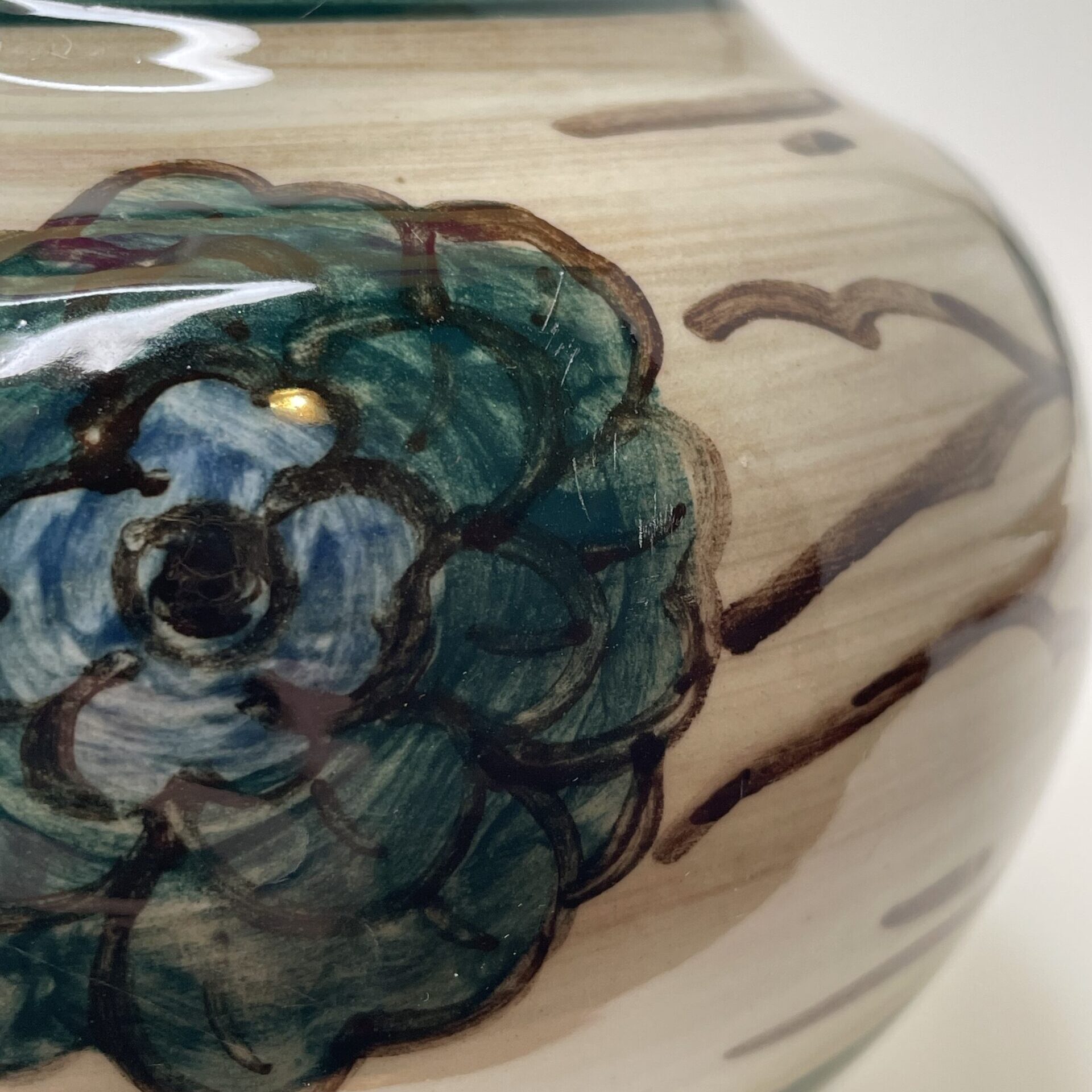SOLD/MYYTY | Elin Juselius | Art ceramics with lid | Signature - Image 11