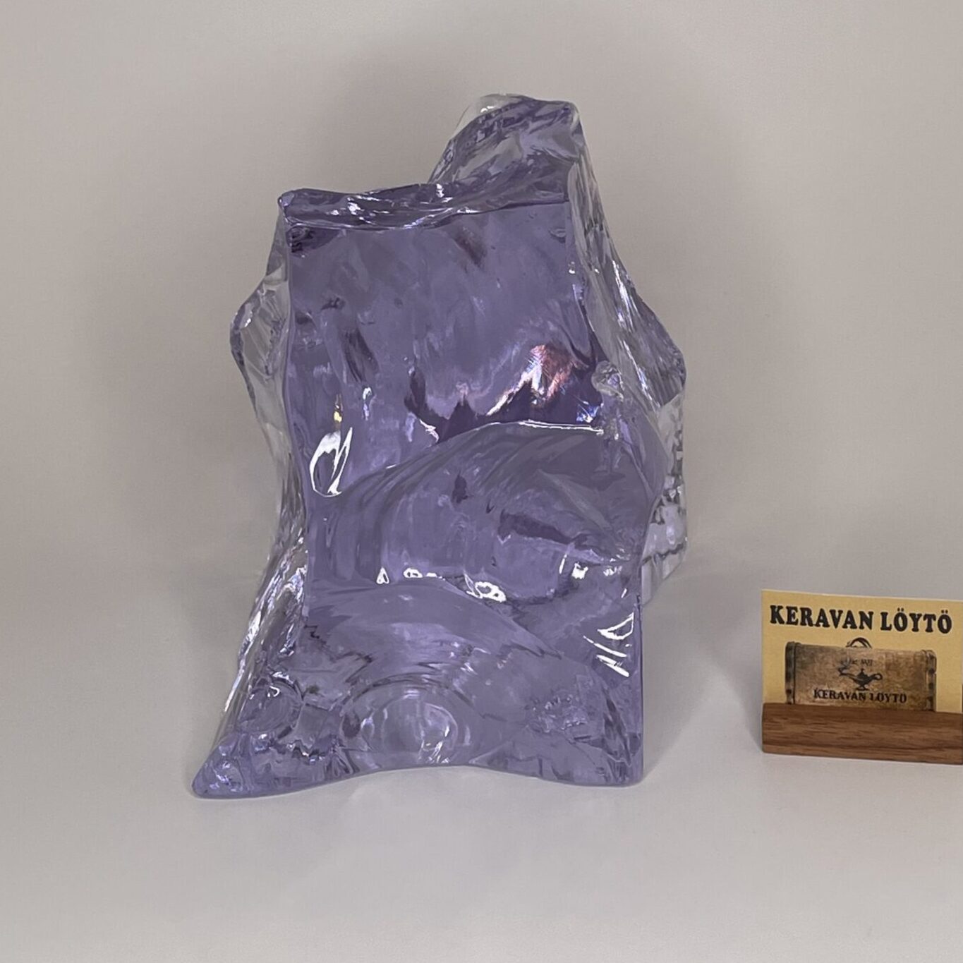 Riihimäen Lasi | Glass sculpture | Signature - Image 4