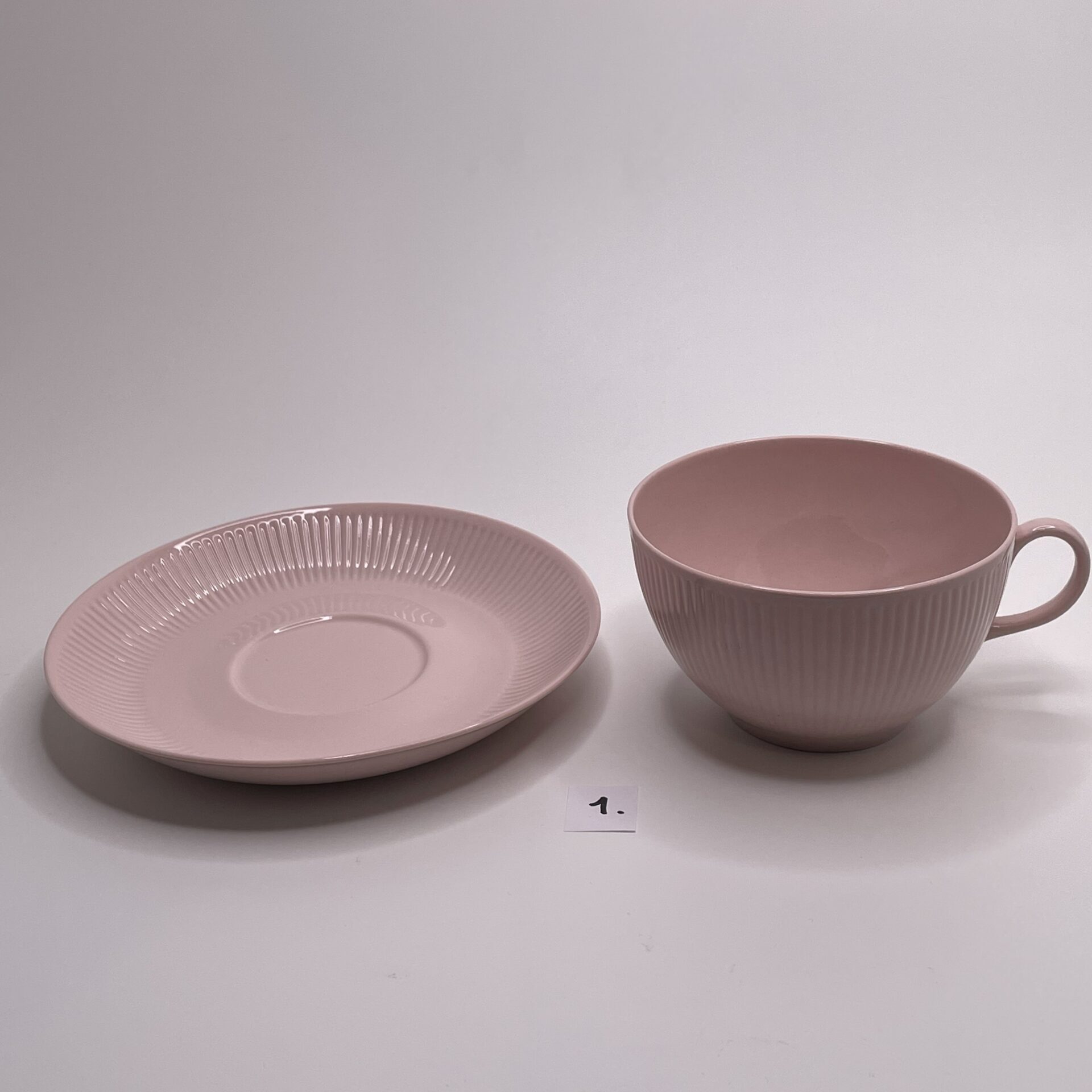 Kaj Franck | Arabia | Sointu - tea cup and saucer, rose - Image 2