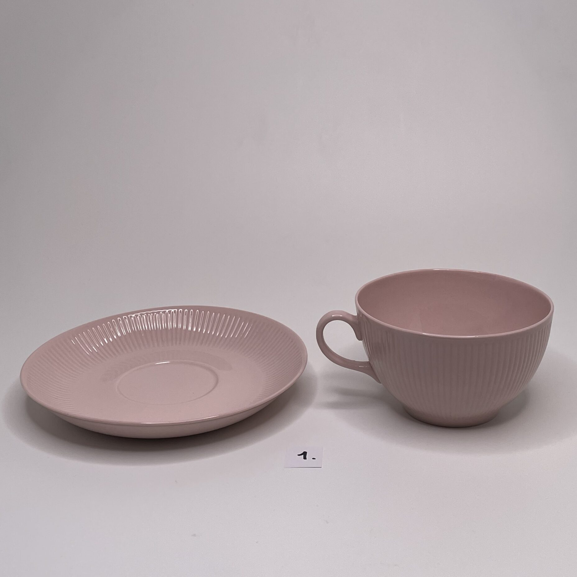 Kaj Franck | Arabia | Sointu - tea cup and saucer, rose - Image 3