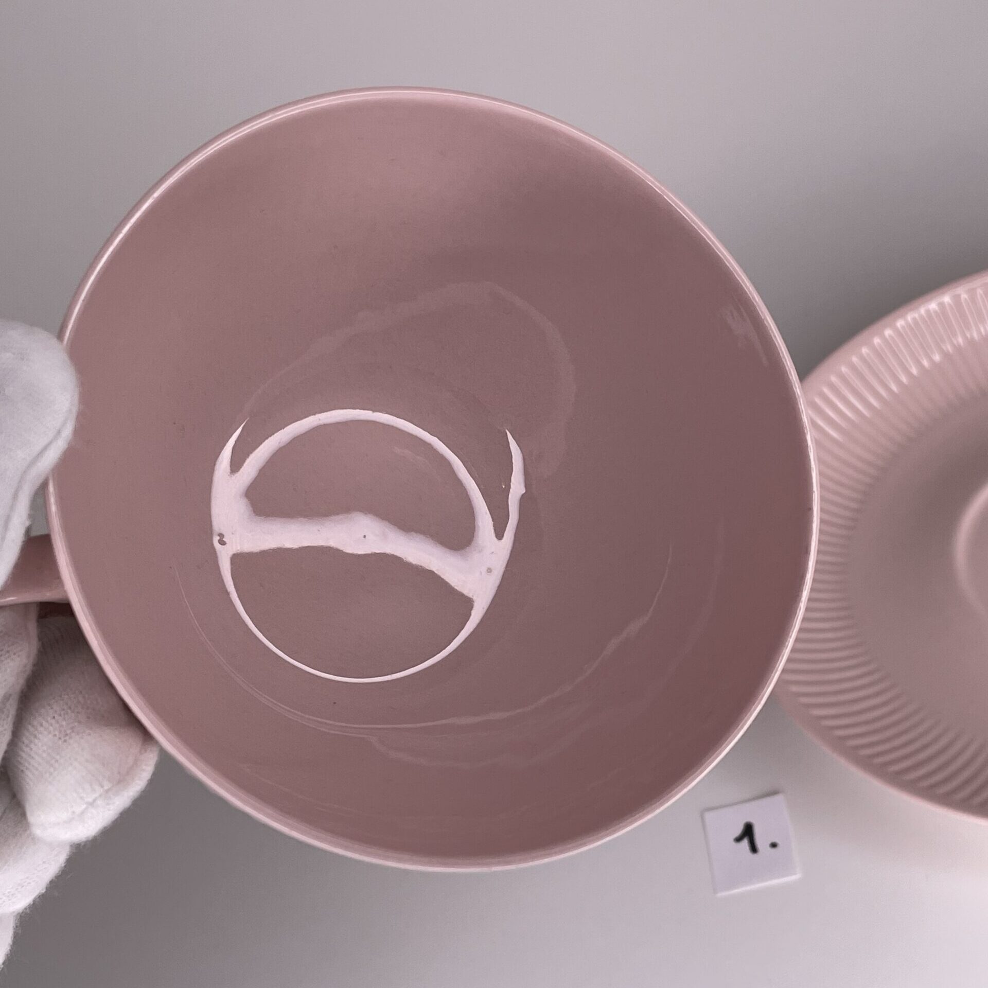 Kaj Franck | Arabia | Sointu - tea cup and saucer, rose - Image 5