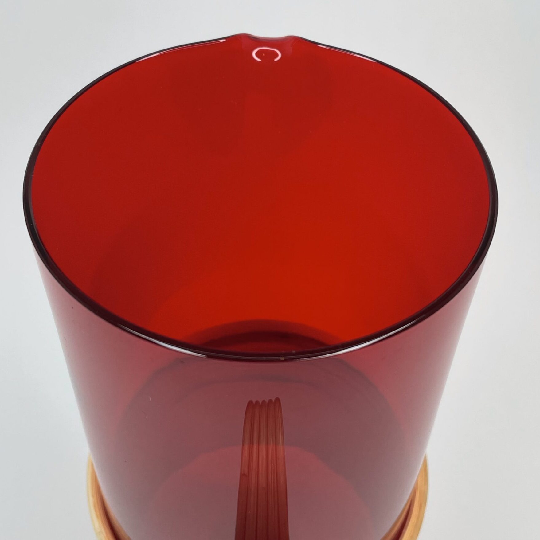 Kaj Franck | Nuutajärvi | Pitcher '1609' with rattan handle and 6 Kimara '2744' glasses - Image 8