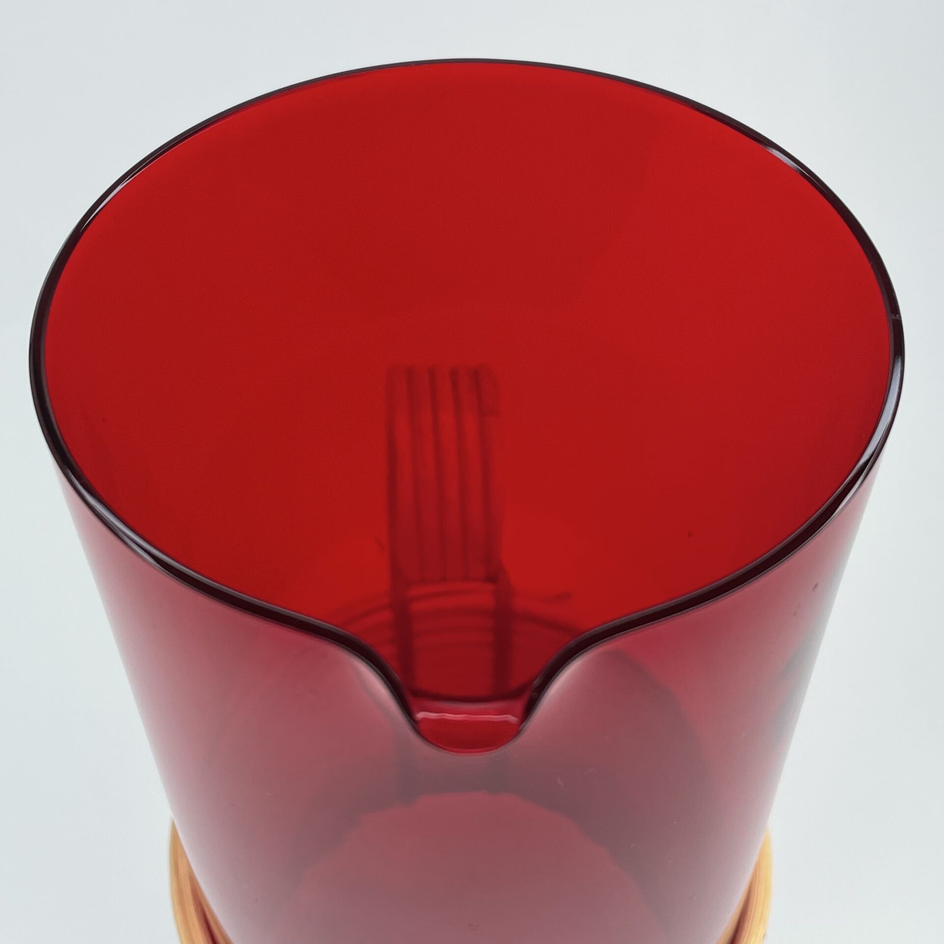 Kaj Franck | Nuutajärvi | Pitcher '1609' with rattan handle and 6 Kimara '2744' glasses - Image 7