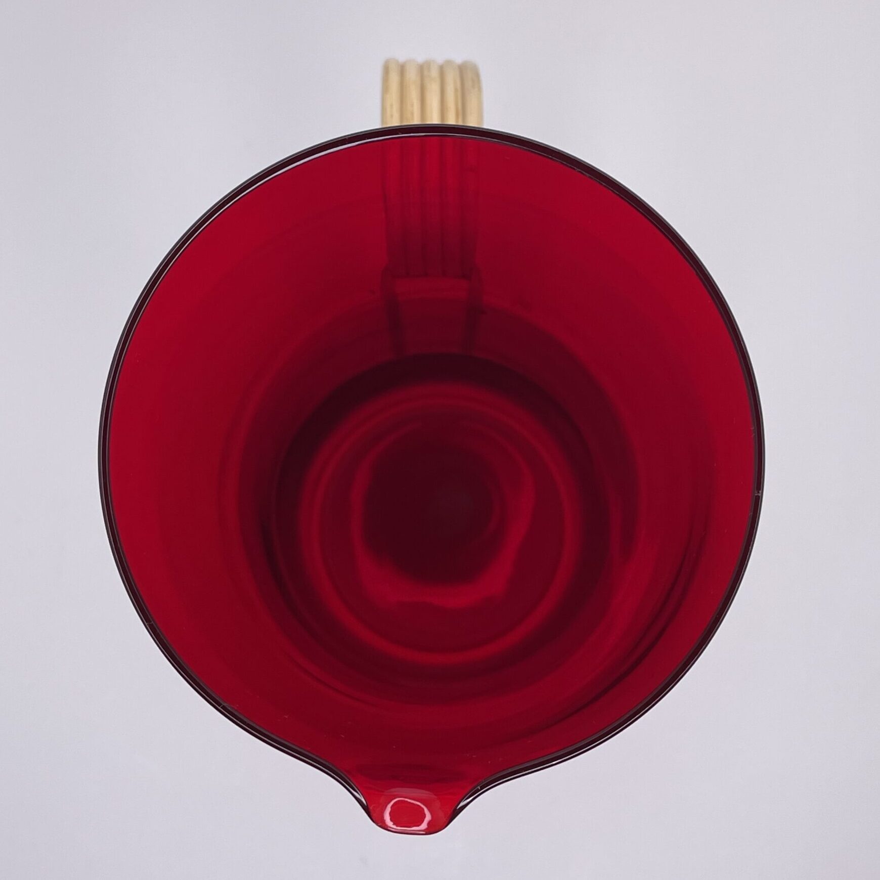 Kaj Franck | Nuutajärvi | Pitcher '1609' with rattan handle and 6 Kimara '2744' glasses - Image 6