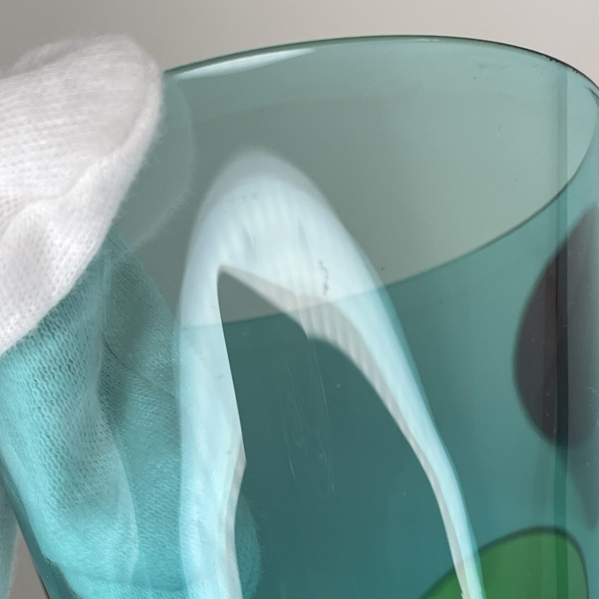 Kaj Franck | Nuutajärvi | Pitcher '1609' with rattan handle and 6 Kimara '2744' glasses - Image 32