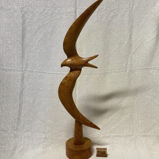 Sakari Pykälä | Wooden bird sculpture | Signature -93