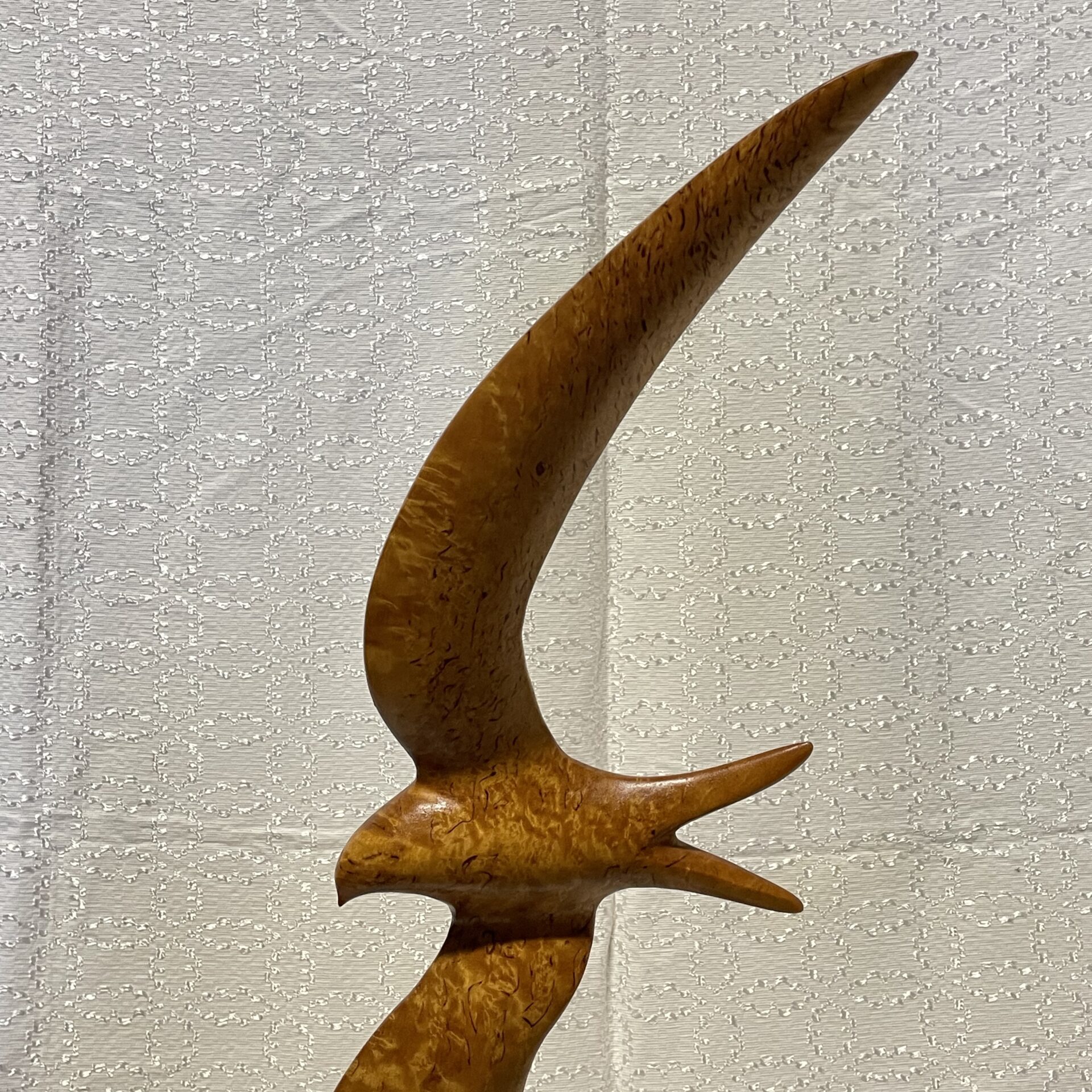 Sakari Pykälä | Wooden bird sculpture | Signature -93 - Image 5