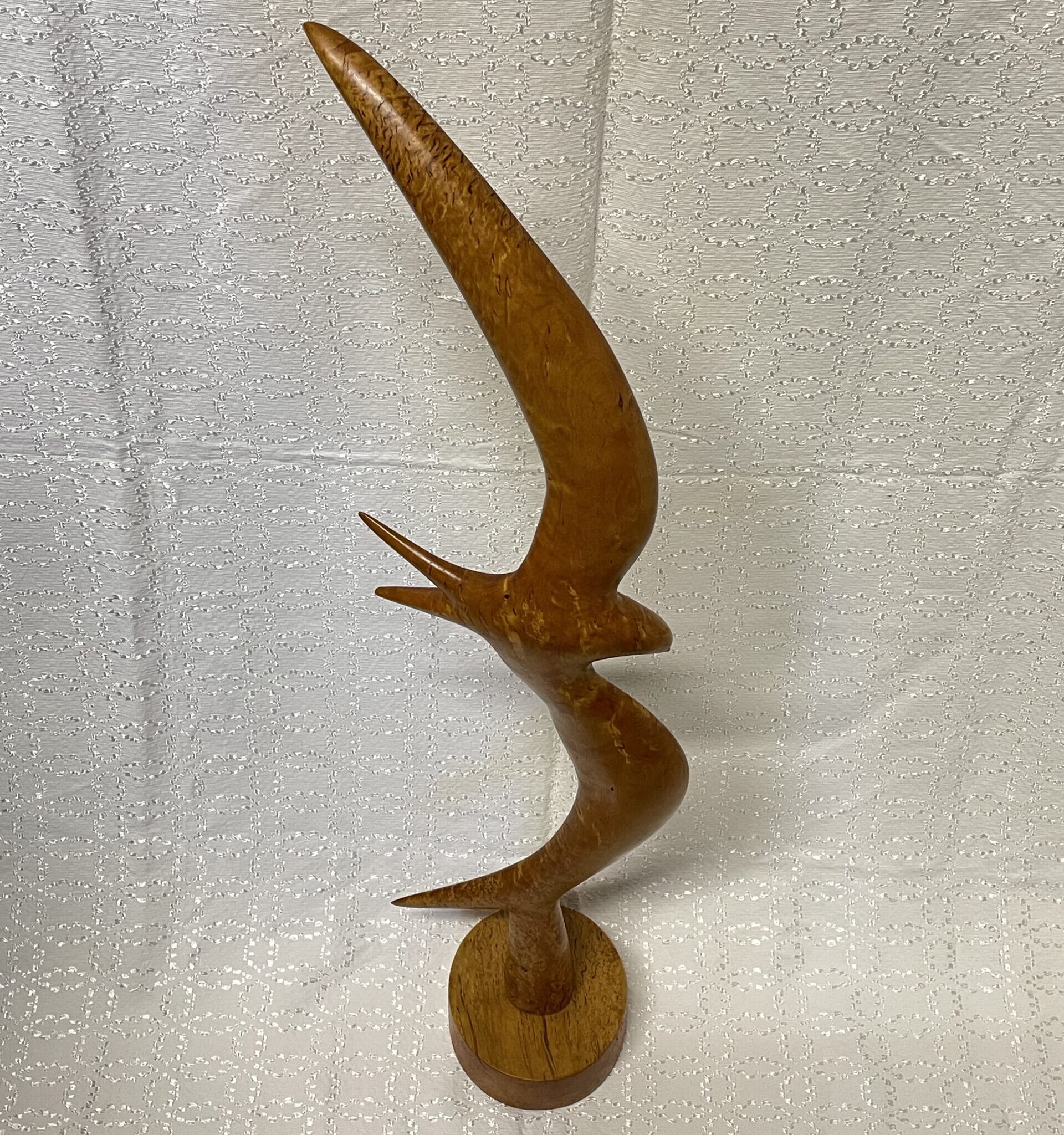 Sakari Pykälä | Wooden bird sculpture | Signature -93 - Image 7