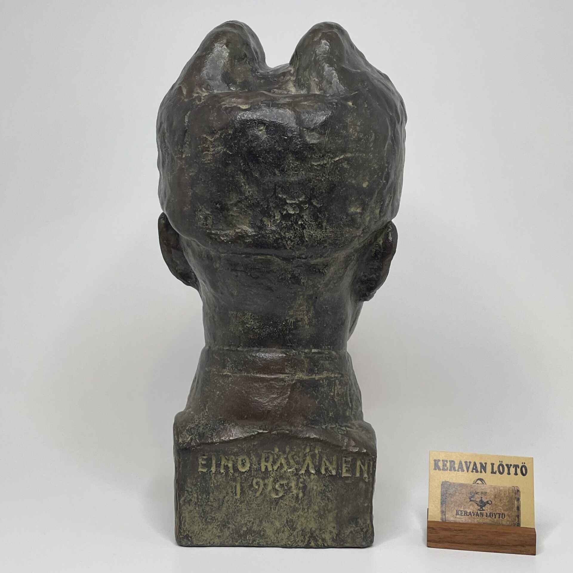 Eino Räsänen | Mannerheim - metal statue | Signature -54 - Image 4