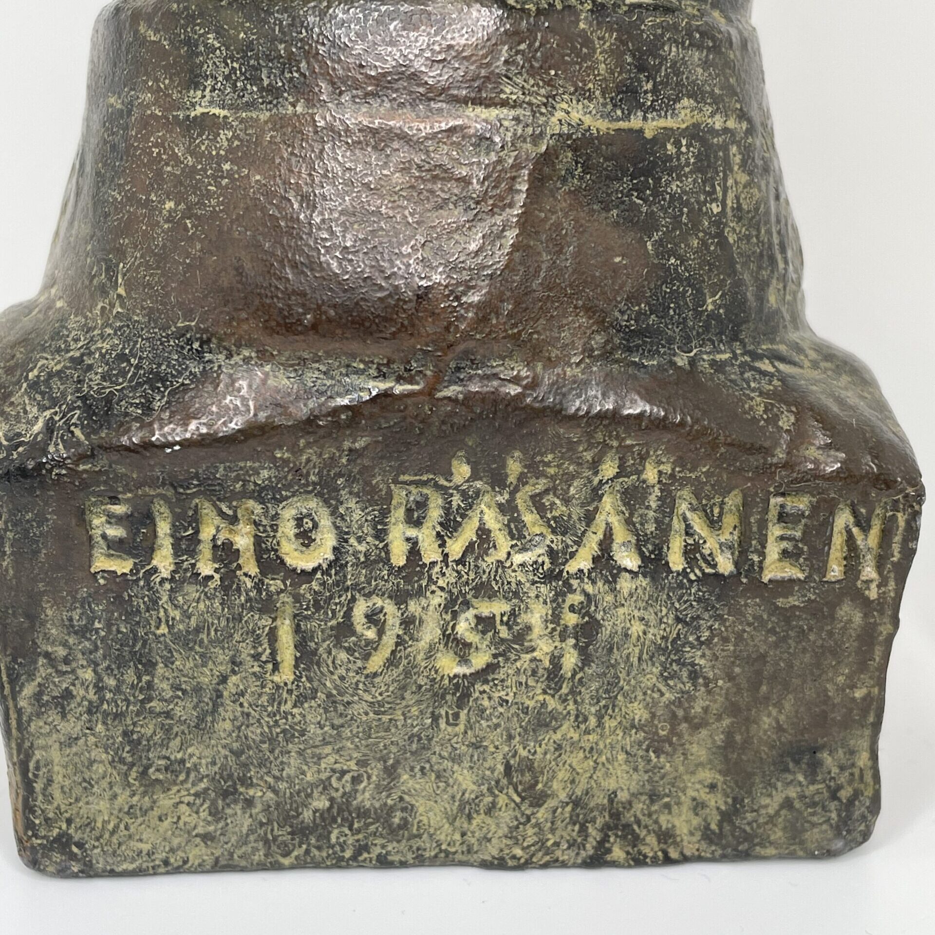 Eino Räsänen | Mannerheim - metal statue | Signature -54 - Image 2