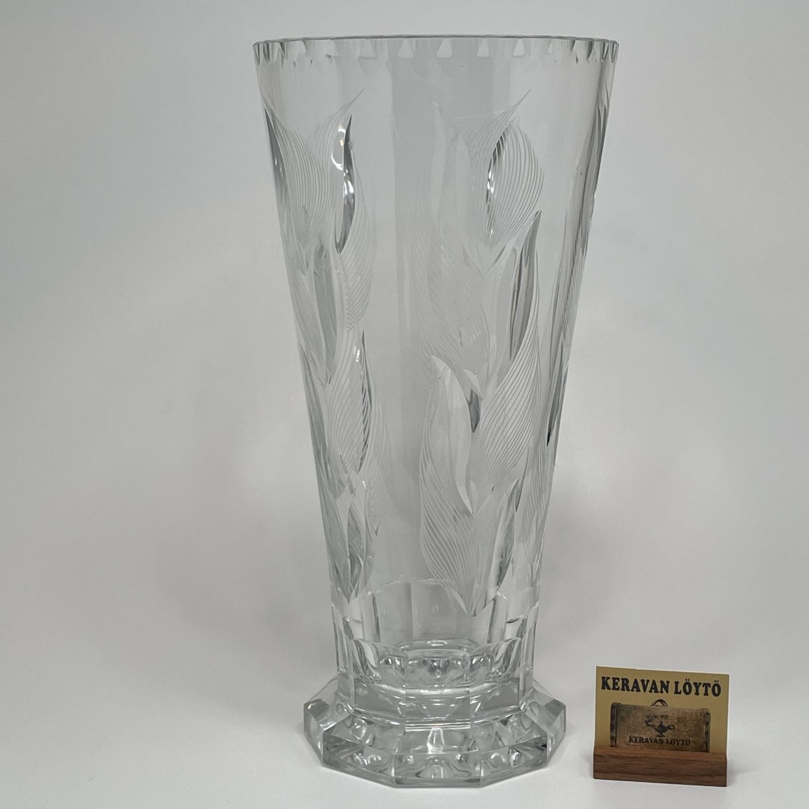 Riihimäen Lasi | Taivaan urut - big crystal vase