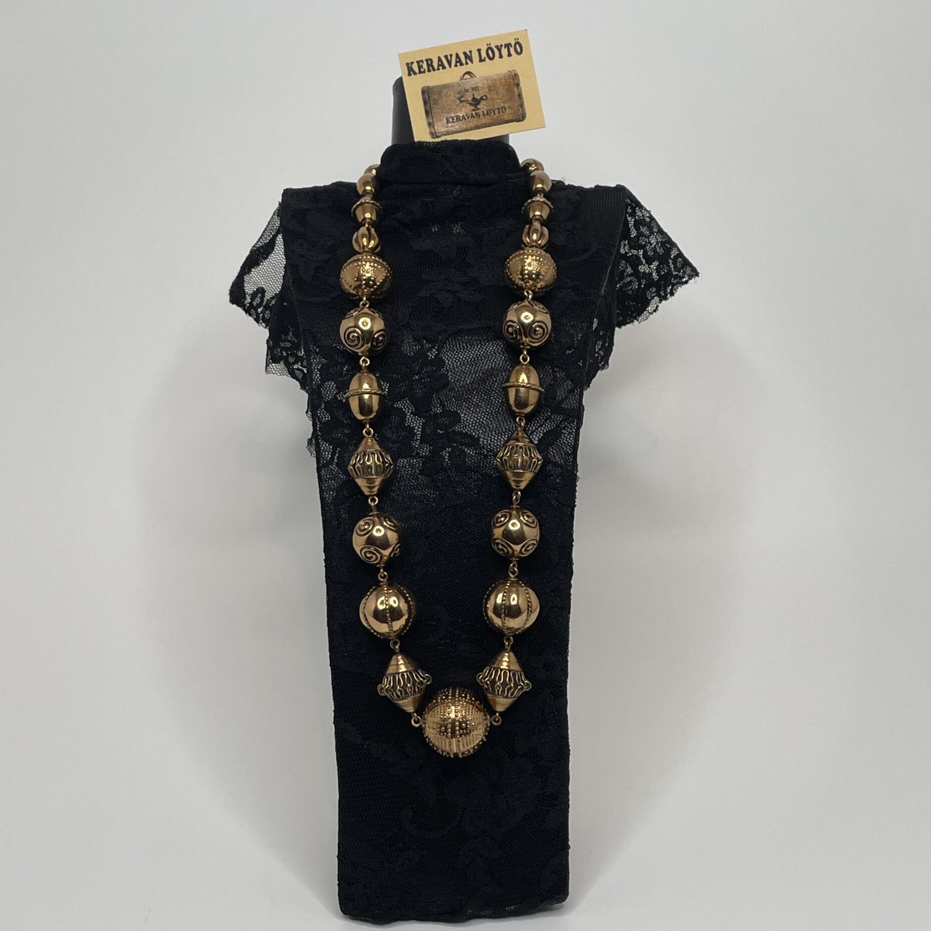 Kalevala Koru | Halikon juhlakääty – bronze necklace and bracelet/extension piece