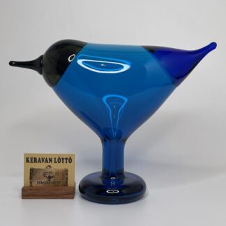 Oiva Toikka | Nuutajärvi | Mustanokka – glass bird | Signature SSKK 2002v.