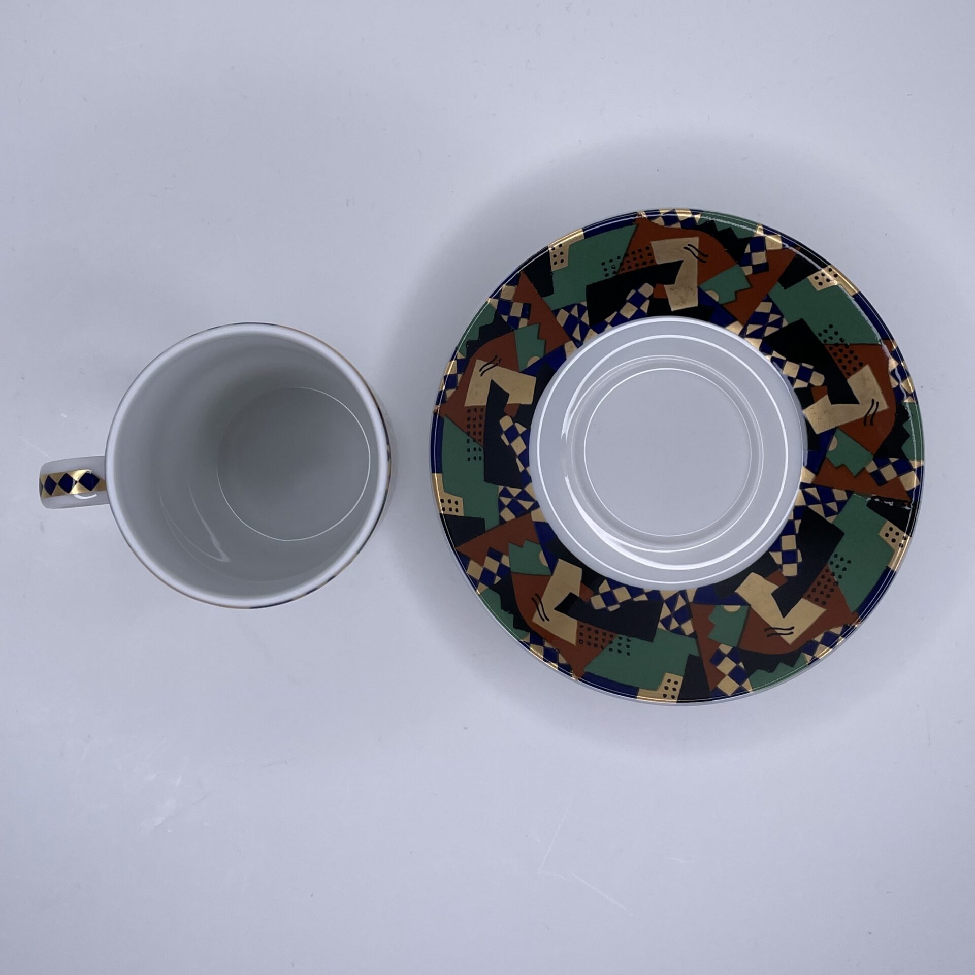 Heikki Orvola | Arabia | Festivo - mocha cup and saucer - Image 3