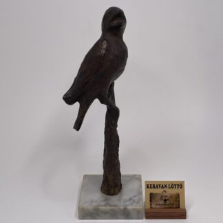 Ulf Tikkanen | Bronze bird sculpture | Signature