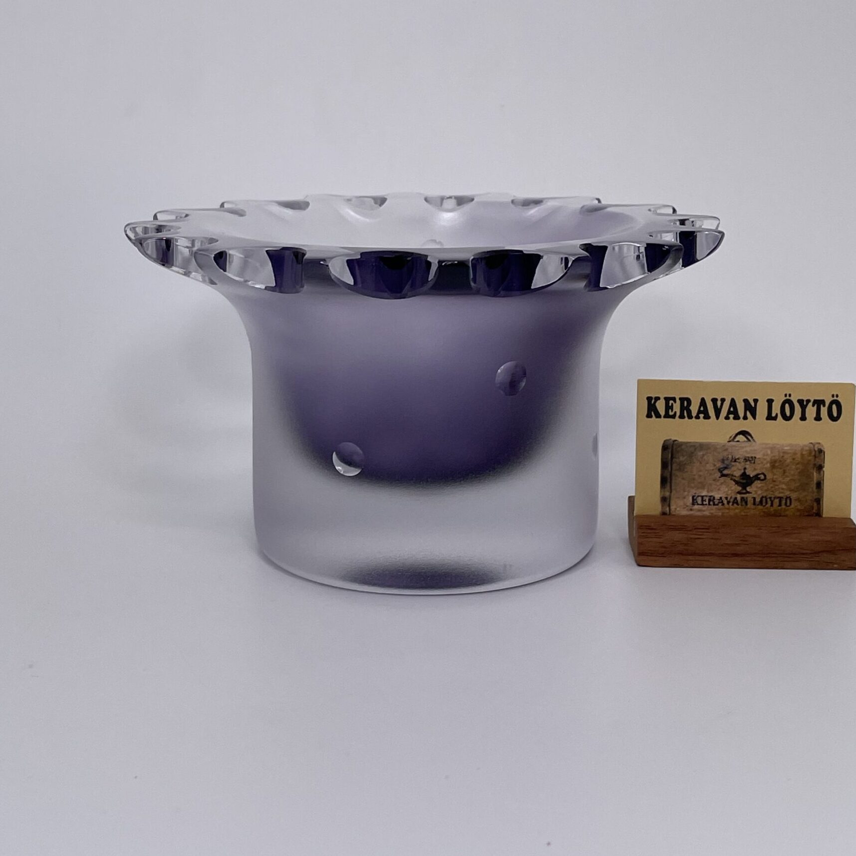 Aimo Okkolin | Riihimäen Lasi | Art glass | Signature - Image 3