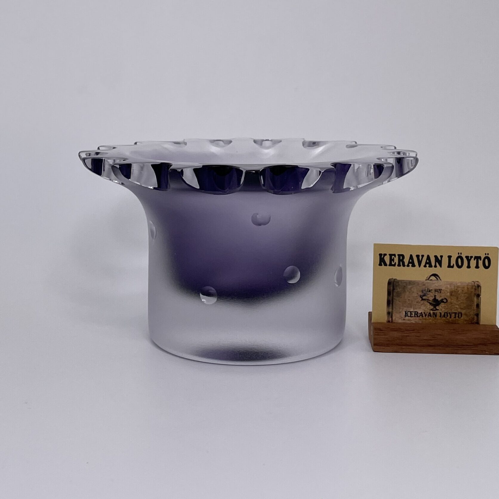 Aimo Okkolin | Riihimäen Lasi | Art glass | Signature - Image 2