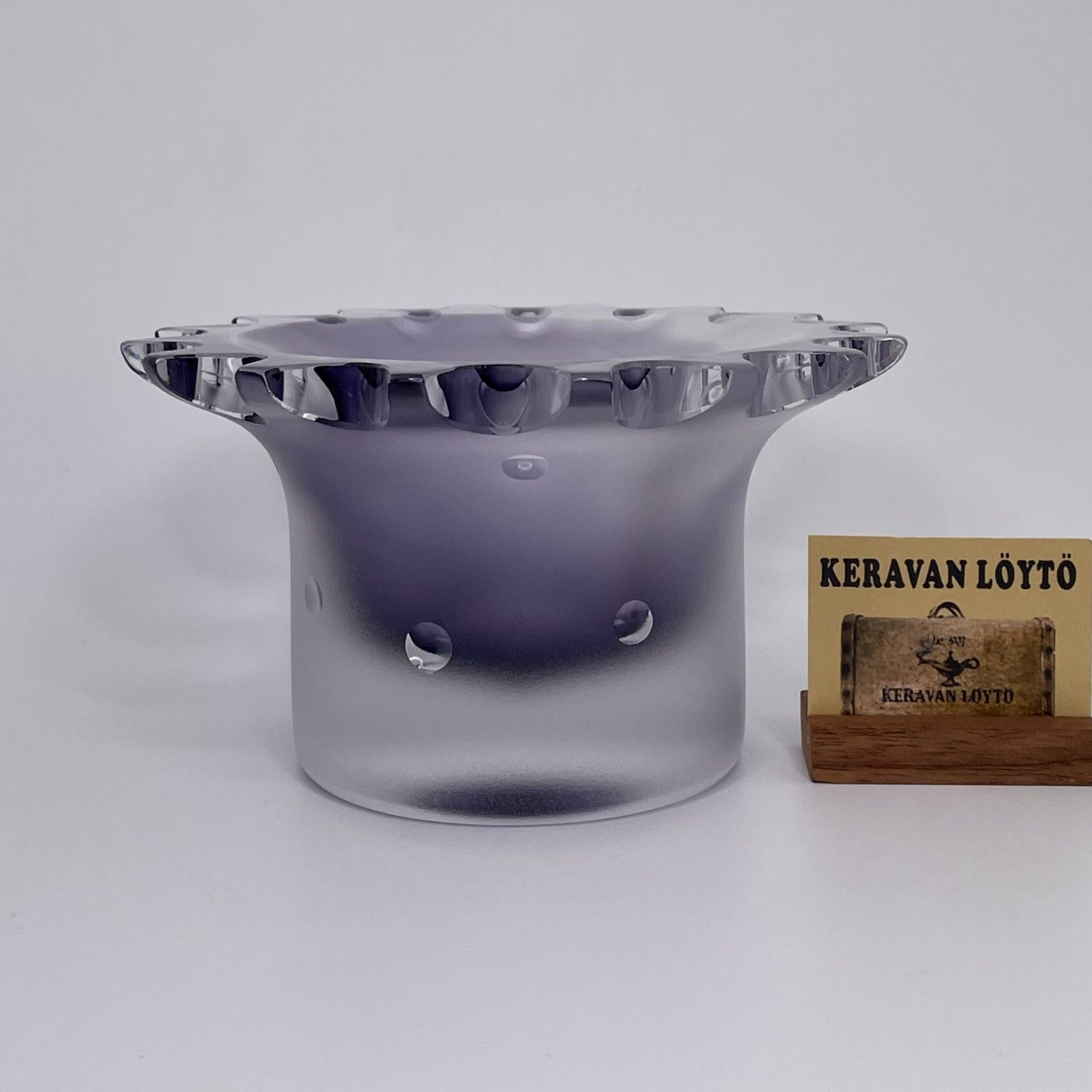 Aimo Okkolin | Riihimäen Lasi | Art glass | Signature - Image 4