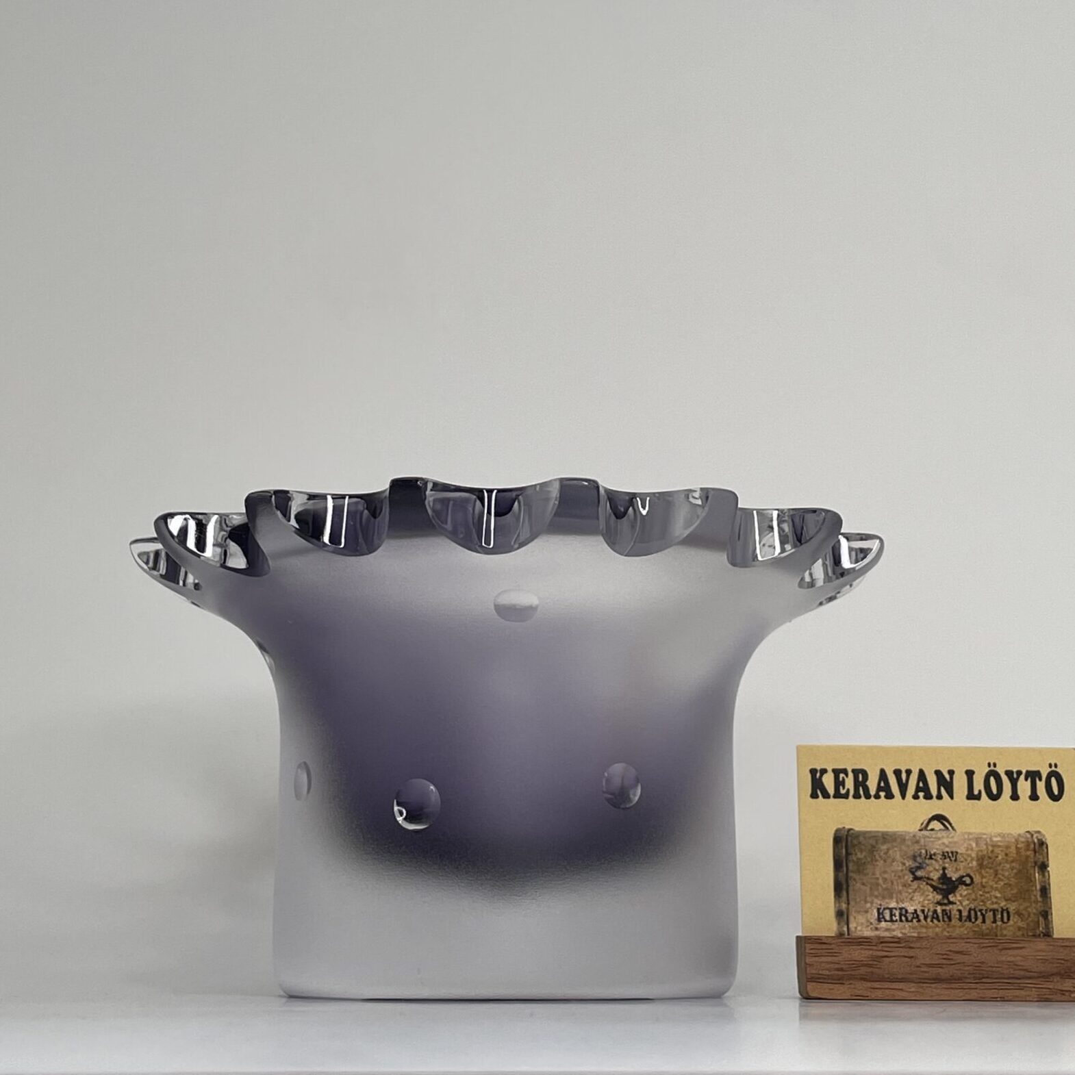 Aimo Okkolin | Riihimäen Lasi | Art glass | Signature - Image 6
