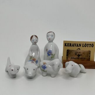 Friedl Holzer-Kjellberg | Arabia | 6 small art ceramic figurines