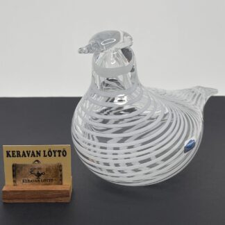 Oiva Toikka | Nuutajärvi | Pälvipyy - glass bird | Signature