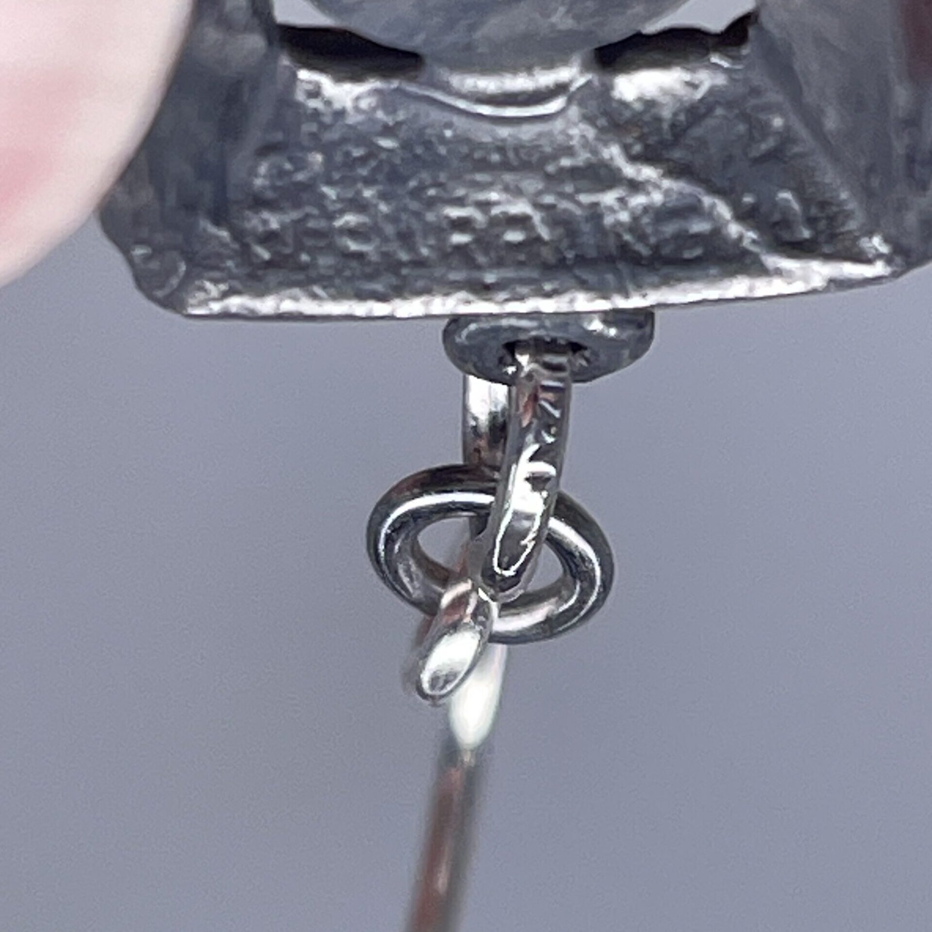 Pentti Sarpaneva | Turun Hopea | Silver 813 earrings - Image 6