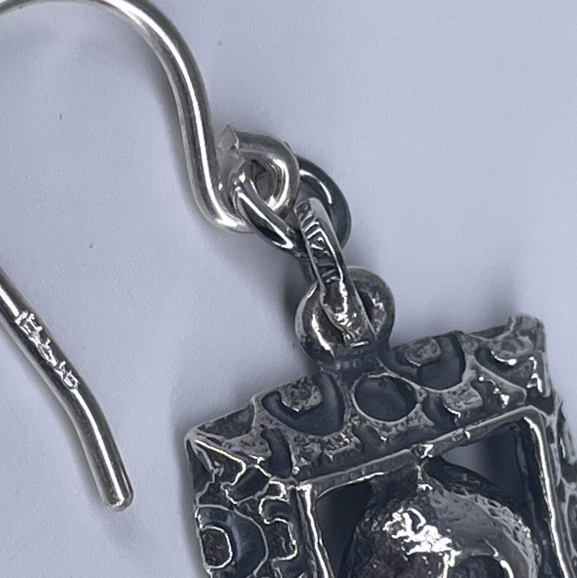 Pentti Sarpaneva | Turun Hopea | Silver 813 earrings - Image 8