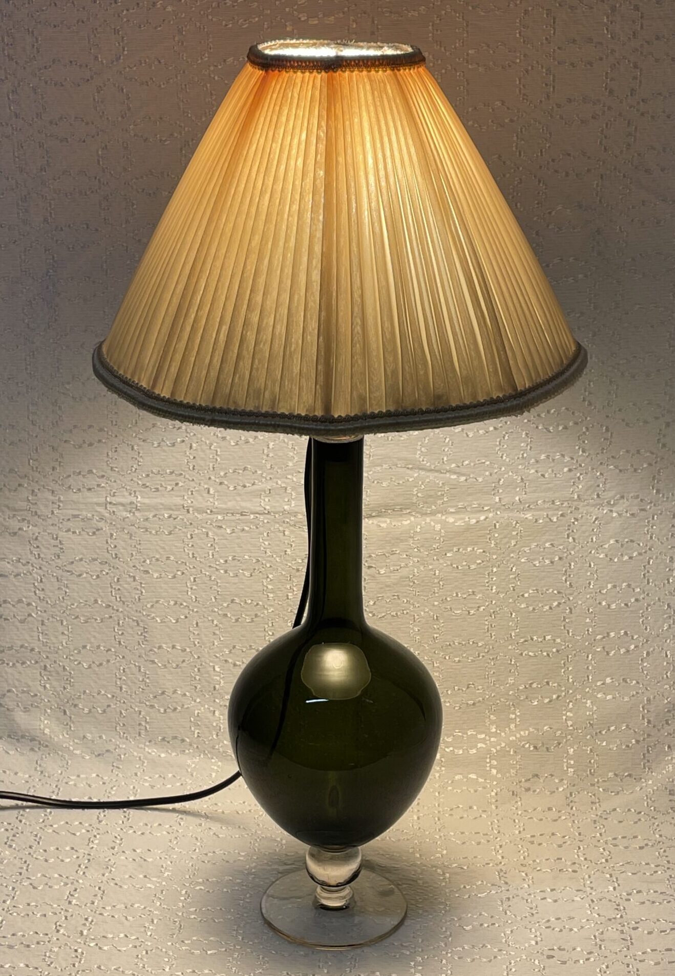 SOLD/MYYTY | Greta-Lisa Jäderholm-Snellman | 1950s vintage art glass table lamp | Signature - Image 2