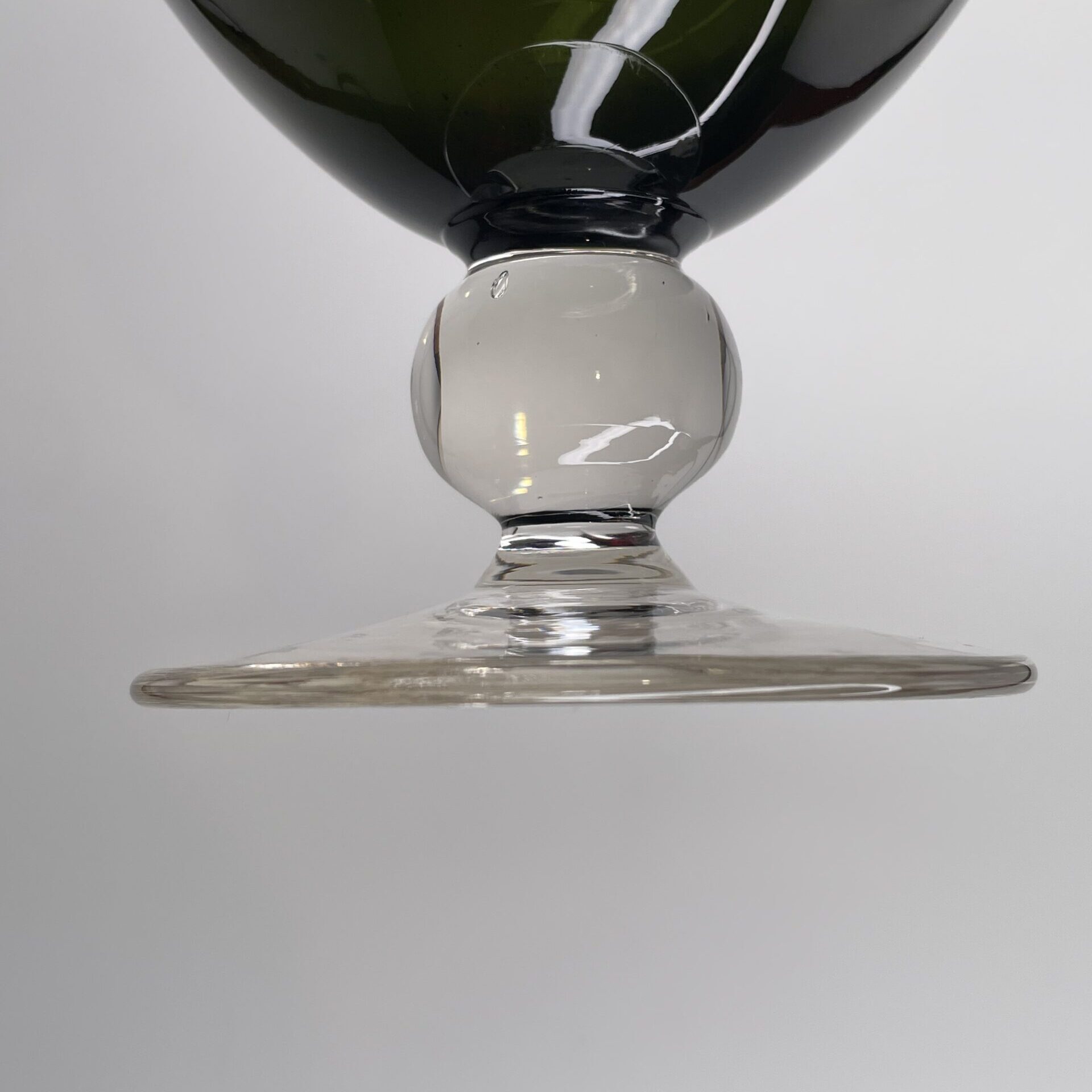 SOLD/MYYTY | Greta-Lisa Jäderholm-Snellman | 1950s vintage art glass table lamp | Signature - Image 8