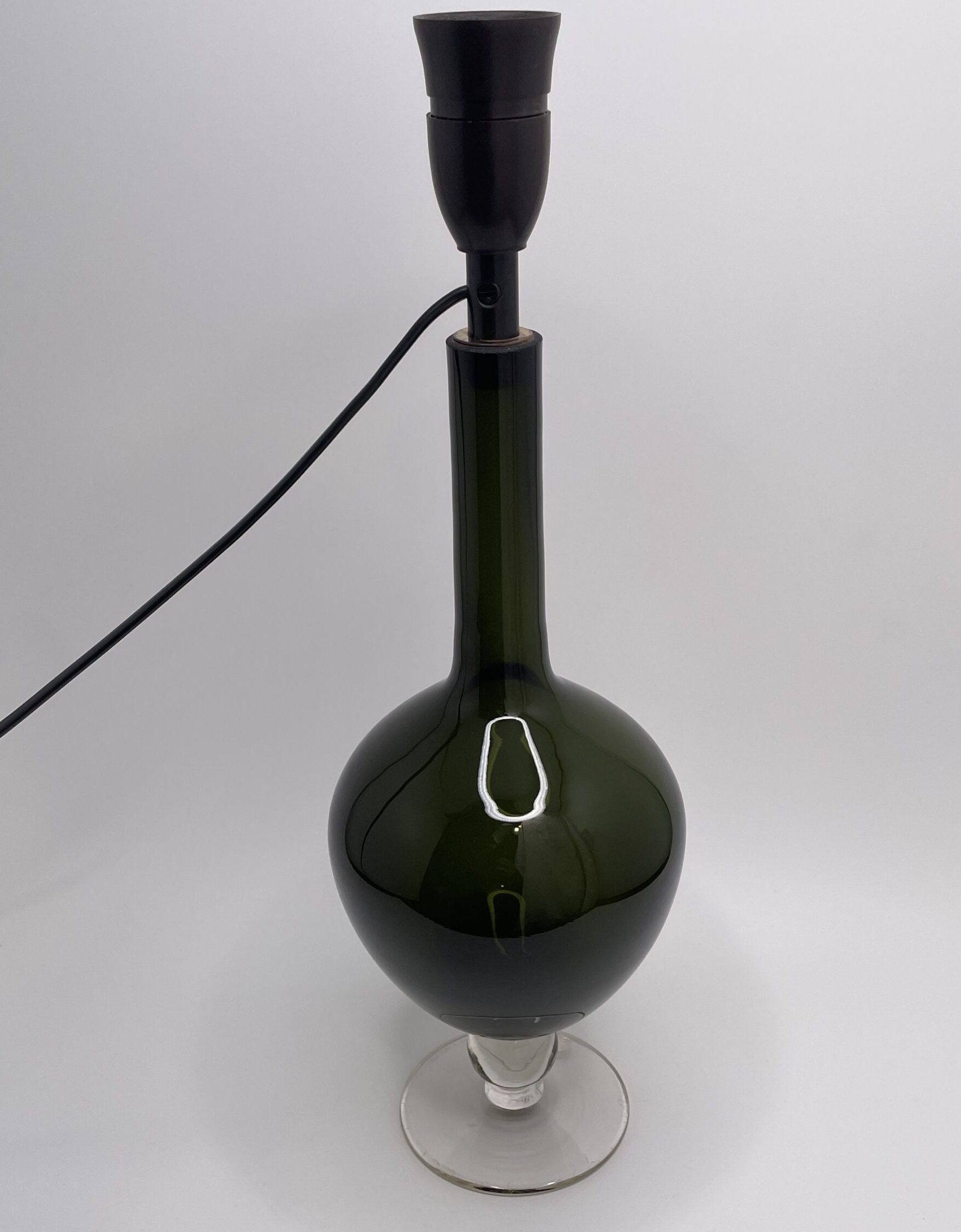 SOLD/MYYTY | Greta-Lisa Jäderholm-Snellman | 1950s vintage art glass table lamp | Signature - Image 6