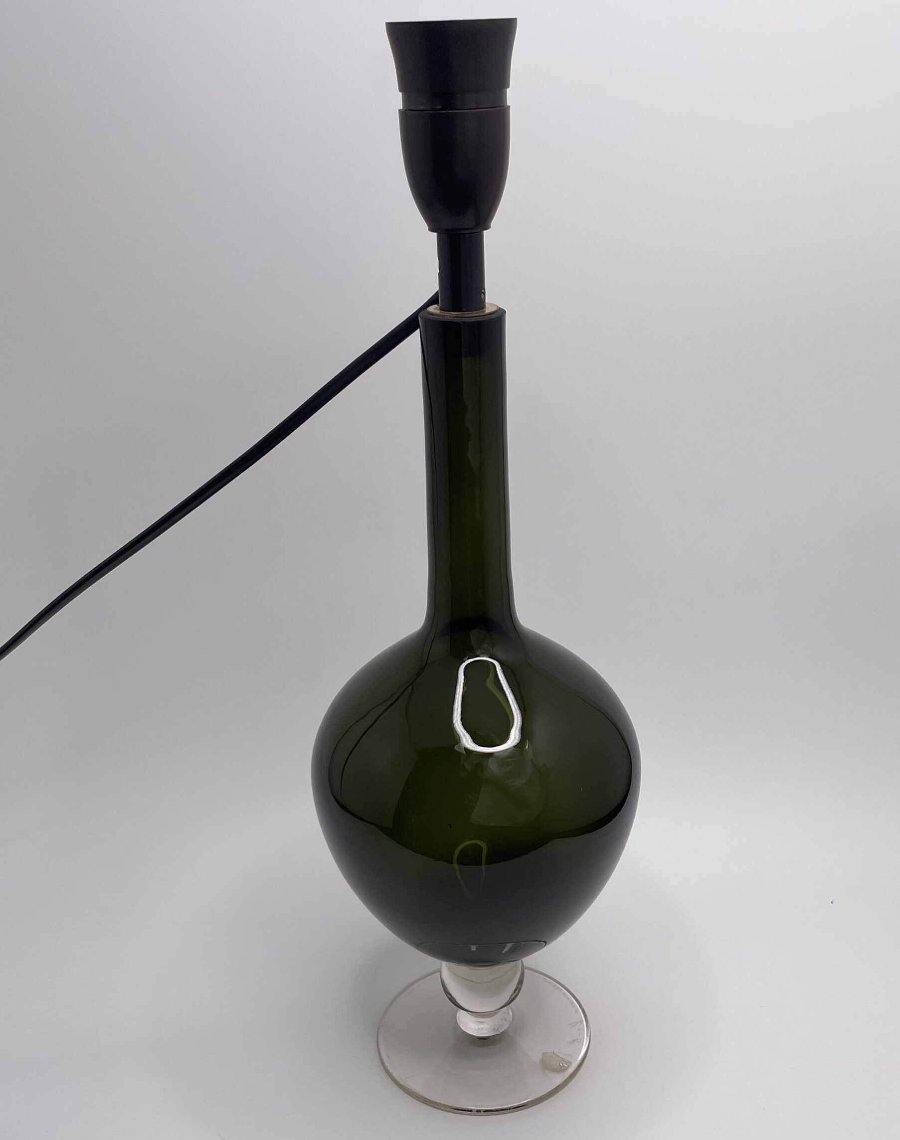 SOLD/MYYTY | Greta-Lisa Jäderholm-Snellman | 1950s vintage art glass table lamp | Signature - Image 5